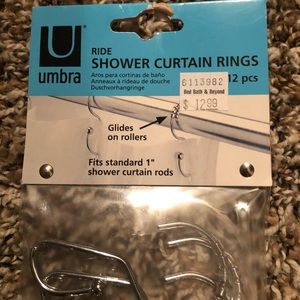 Umbra shower curtain rings